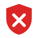Red shield — do not enter personal information here